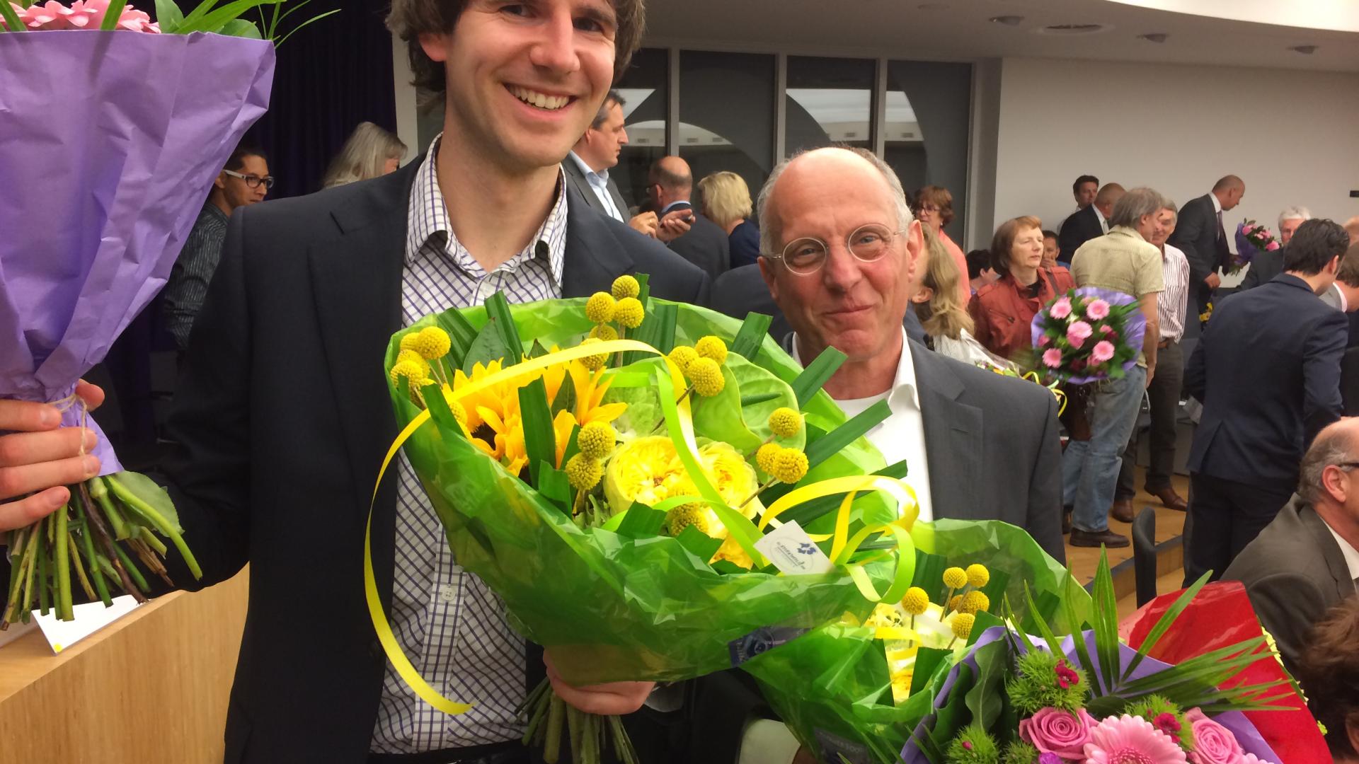 Jordy Boerboom (l) en Armin Bauer