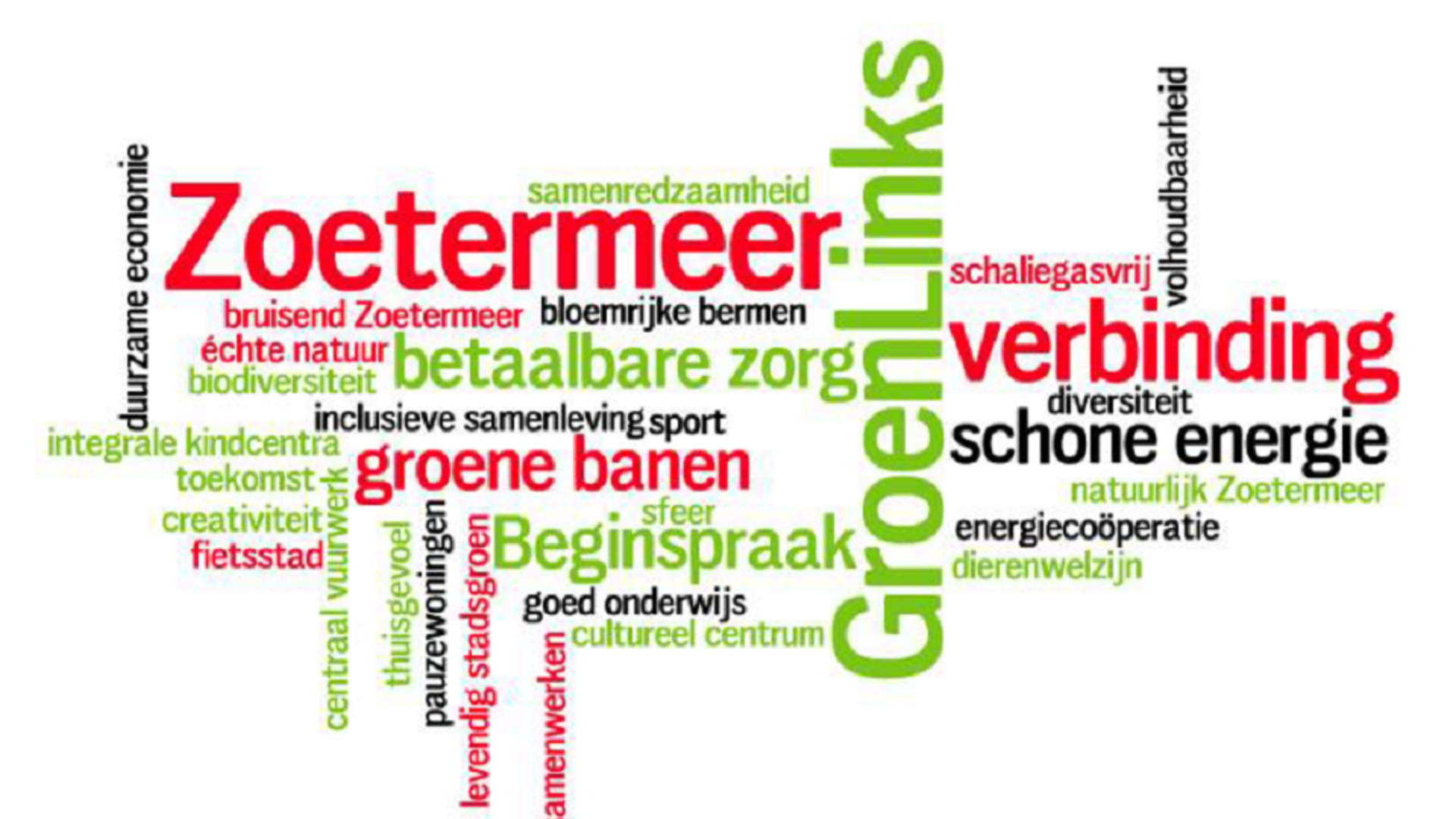 Verkiezingsprogramma GroenLinks Zoetermeer